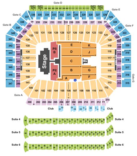 Ford Field Seating Chart + Section, Row & Seat Number Info