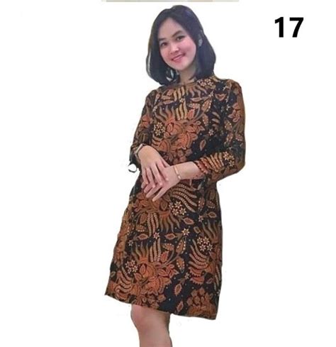 BATIK DRESS INDONESIA/ Formal Batik Dress/ Printed Dress/ | Etsy