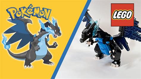 I made Mega Charizard X out of LEGO | LEGO Pokemon MOC Review - YouTube