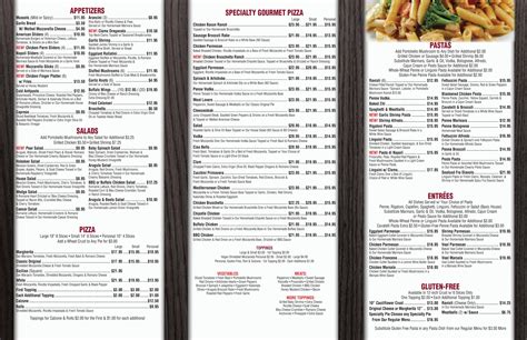 Menu - Napoli's Pizza - Best Pizza in Hoboken