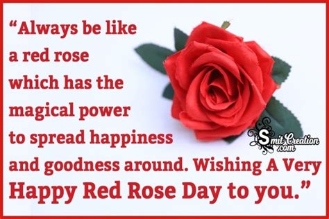 National Red Rose Day Motivational Quotes - SmitCreation.com