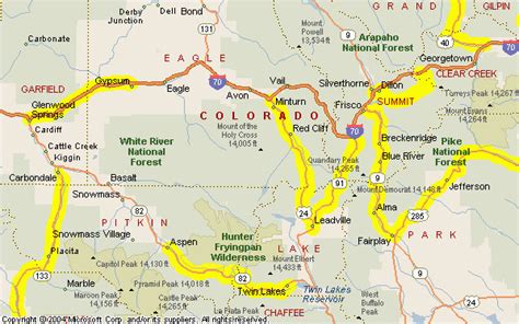 Vail Colorado Map State – secretmuseum