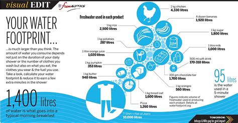 VISUAL EDIT: Your water footprint... | Daily Mail Online