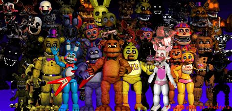 Fnaf Glitchtrap Wallpaper - Fnaf Drifter Kana Springtrap Sfm Freddy ...