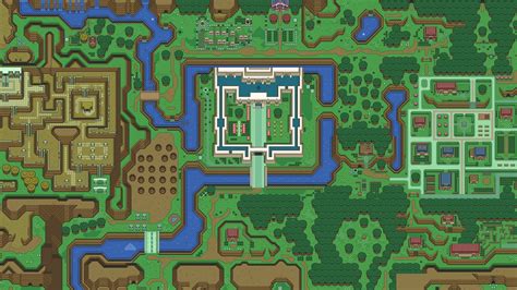 The Legend of Zelda A Link to the Past Map [2560x1440] | Zelda map ...