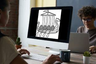 Viking Ship SVG PNG Clipart Graphic by kaybeesvgs · Creative Fabrica