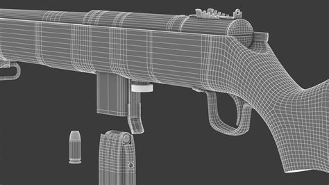 M50 Reising Submachine gun 3D model - TurboSquid 2047178