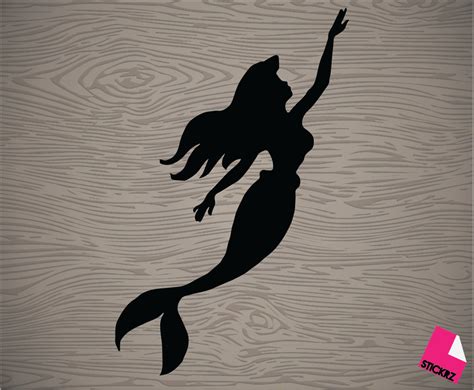 Printable Ariel Silhouette Printable Ariel Silhouette