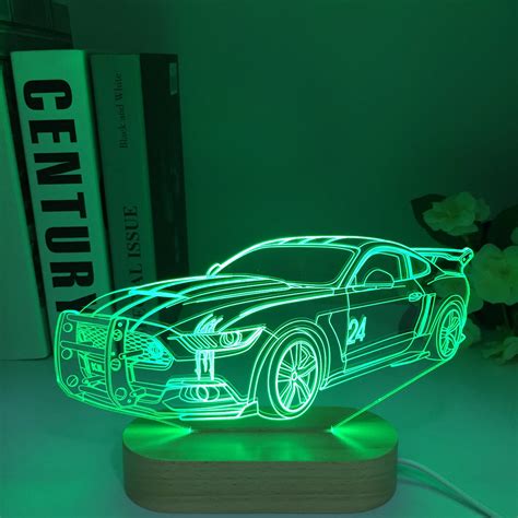 F1 Formula 1 Racing Car 3D Illusion Led Night Light for Child Bedroom ...