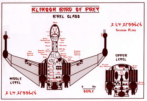 Klingon Bird Of Prey Schematics