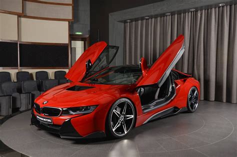 BMW i8 Protonic Red Edition Gets Upgraded in Abu Dhabi | Bmw i8, Bmw, Bmw i