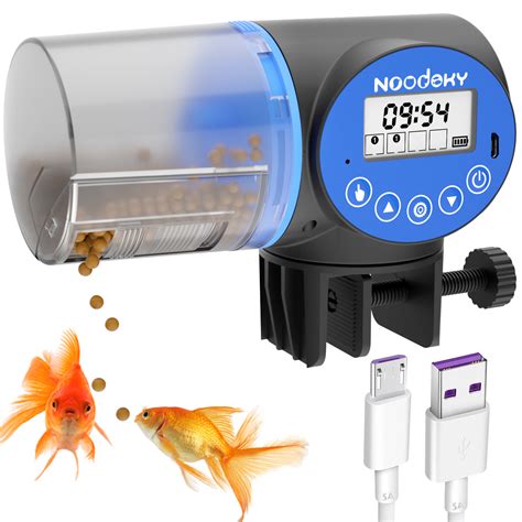 USB Charging Automatic Fish Feeder, Auto Fish Food Feeder Timer ...