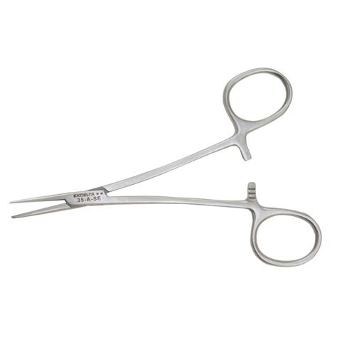 Excelta 35-A-SE - Smooth Jaw Hemostate, Stainless, 5"