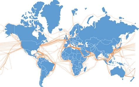 fiber submarine map | Fiber optic internet, Fibre optics, Fiber optic