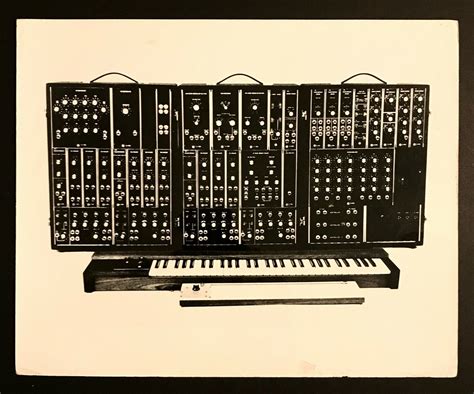 MATRIXSYNTH: MOOG SYNTHESIZER Vintage 1960s Glossy Publicity Photo ...