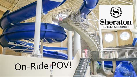 Sheraton Cavalier Saskatoon Waterslide POV, River Country Waterpark ...