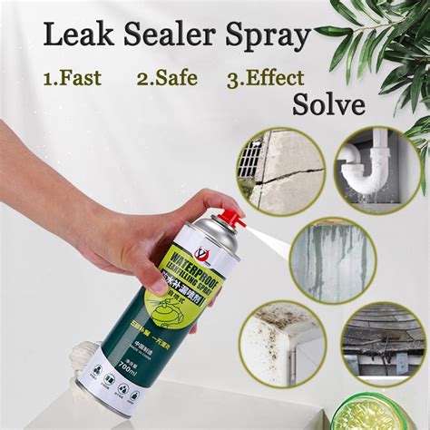 700ml Waterproof Leak Seal Repair Spray Cracks Repair Leaking Sealer ...