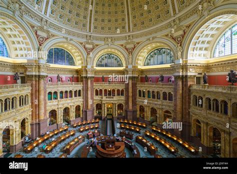 Capitol building interior showing ornately decorative ceiling features ...