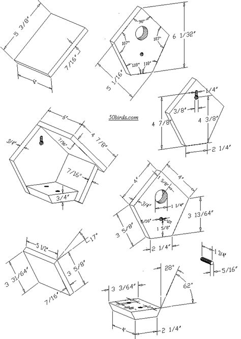 Swinging Wren Chickadee Birdhouse Plans - 70birds