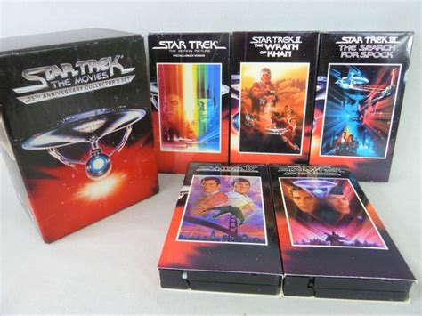 Star Trek Box Set First Five TOS Movies on VHS Video Tapes | Etsy