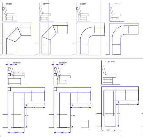 barn ranch wedding venues: L Shaped Banquette Dimensions