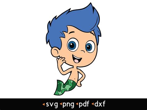 Bubble Guppies gil 1 Svg, Png, Pdf, Dxf - Etsy Canada