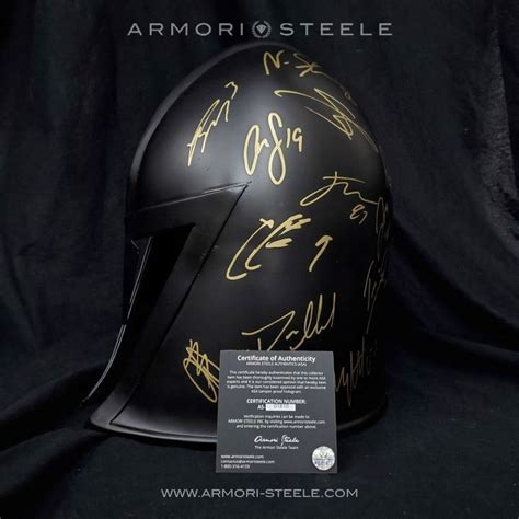 LAS VEGAS GOLDEN KNIGHTS HELMET SIGNED BY ENTIRE TEAM 2018-19 PREMIUM ...