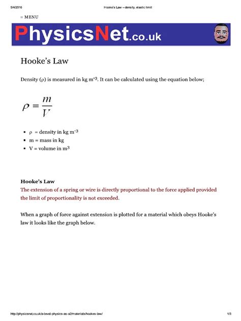 (PDF) Hooke’s Law – Density, Elastic Limit - DOKUMEN.TIPS