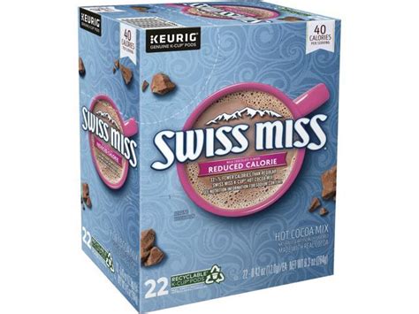 Swiss Miss K-Cup Reduced Calorie Hot Cocoa - 22/Box (MFR#8525) - Newegg.com