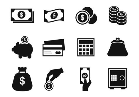 Money Icons Vector - Download Free Vector Art, Stock Graphics & Images