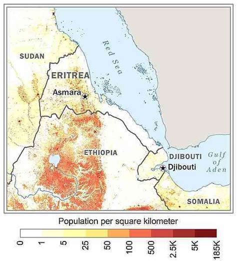 Eritrea Geography 2023, CIA World Factbook