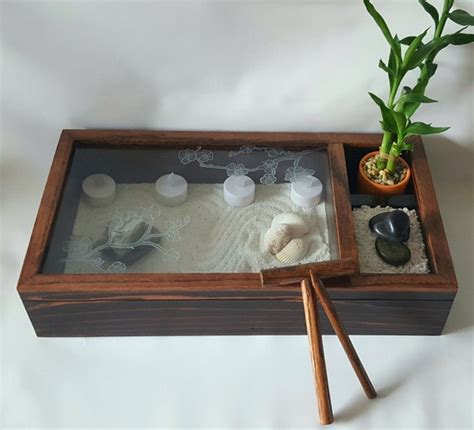 Large Zen Garden Kit Zen Garden Tabletop Zen Garden Kit - Etsy