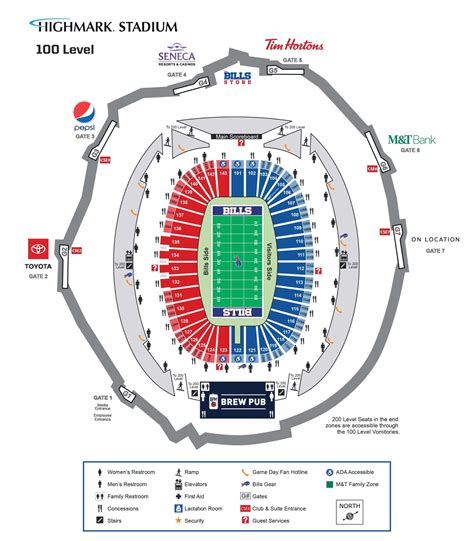 Highmark Stadium Seating Chart 2024 for Buffalo Bills Fans: Your ...