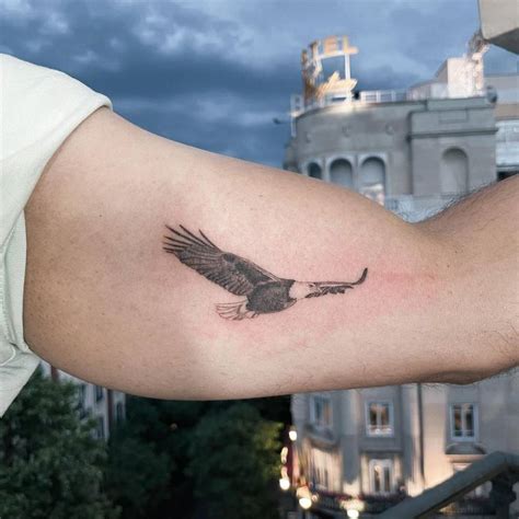 Details 74+ small flying eagle tattoo latest - in.cdgdbentre