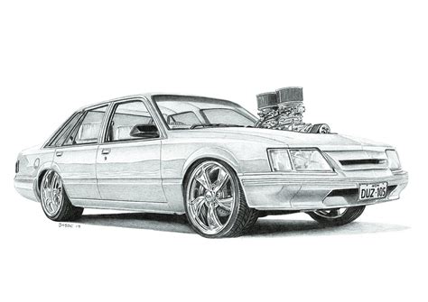 Holden VK Commodore DUZ10S Street Machine A3 Print off - Etsy Finland