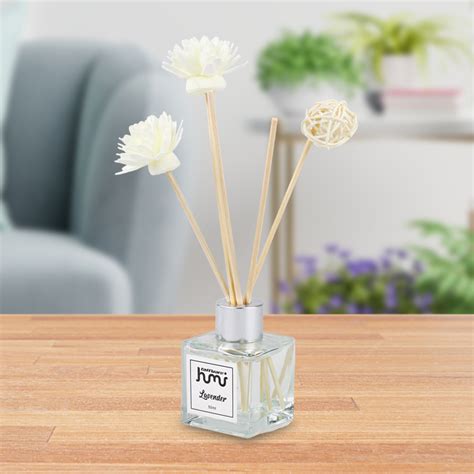 Taffware HUMI Pengharum Ruangan Reed Diffuser 50ml Lavender - DF-100 ...