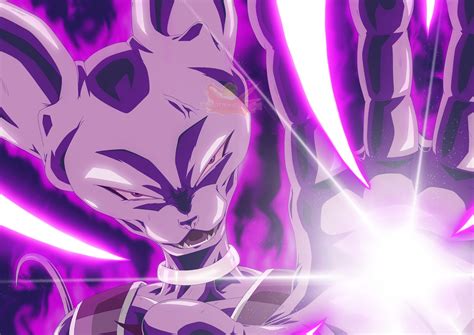 Beerus Hakai! Fan art by me (part of the DB enemy series I’m making ...