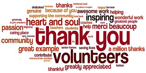 Thank You Messages For Volunteers Appreciation - WishesMsg