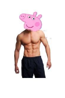 Buff peppa pig : r/meme