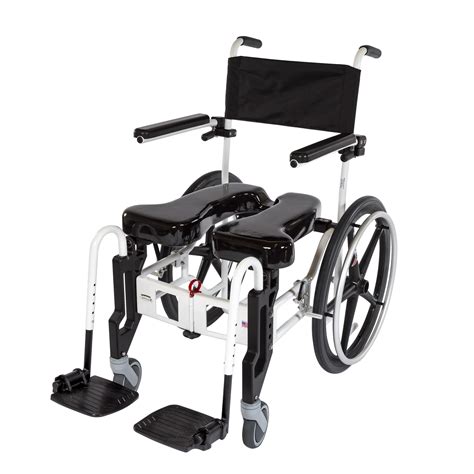 ActiveAid 922 Advanced Folding Shower Commode Chair at IndeMedical.com