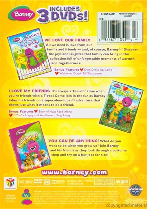 Barney: Barney Loves You (3 Pack) (DVD) | DVD Empire