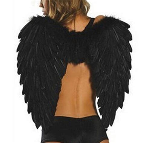 Amazon.com: KOBWA Angel Feather Wings Fairy Fancy Costume Halloween ...