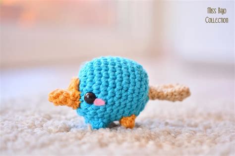 Perry the Platypus by MissBajoCollection | Crochet keychain pattern ...