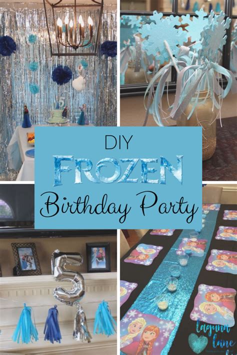 DIY Frozen Birthday Party on a Budget - Laguna Lane | Frozen themed ...