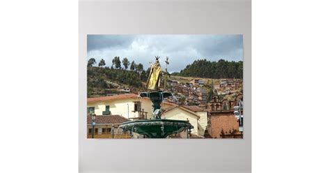 Pachacuti Statue in Cusco, Peru Poster | Zazzle