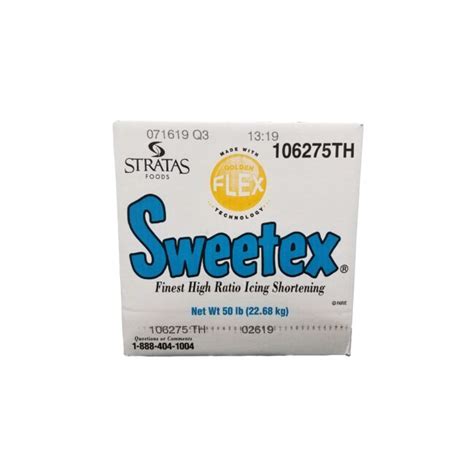 SWEETEX GOLDEN FLEX 50 LB – South Holland Bakery Supply