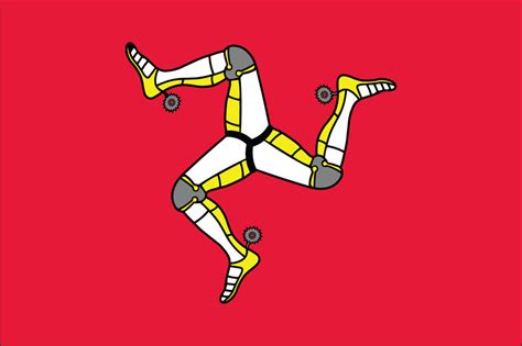 The Isle of Man Flag | Manx Flag | Colonial Flag