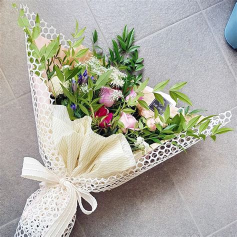 Flower Wrapping Mesh Paper Korean Novelty Gift Flower Shop Packaging ...