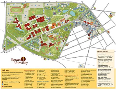 Rowan Glassboro Campus Map - Franny Antonietta