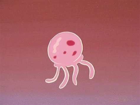 Original Background Jellyfish SpongeBob Production Cel